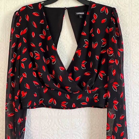 EXPRESS | Petal Blouse - Picture 1 of 5